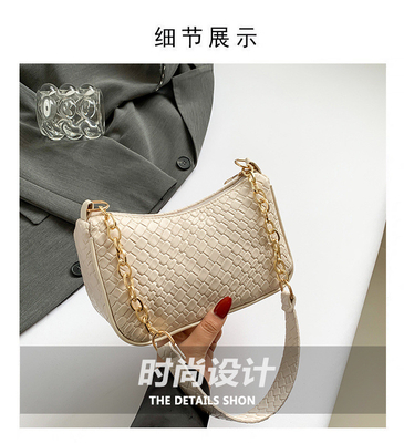 NEUE MODE STONE PRINT NICHE DESIGN SINGLE SCHULTER Krosskörper Tasche hochwertige explosive Unterarmtasche für Frauen