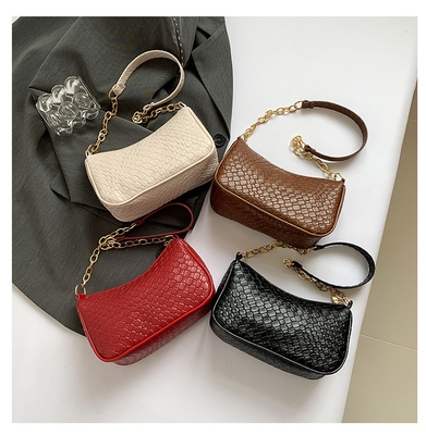 NEUE MODE STONE PRINT NICHE DESIGN SINGLE SCHULTER Krosskörper Tasche hochwertige explosive Unterarmtasche für Frauen