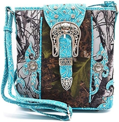 Verkleidung Strass Kreuze Pistole Buckle Western Crossbody Handtaschen Cowgirl Land gefüllte Handtasche Frauen Einfach Schulter