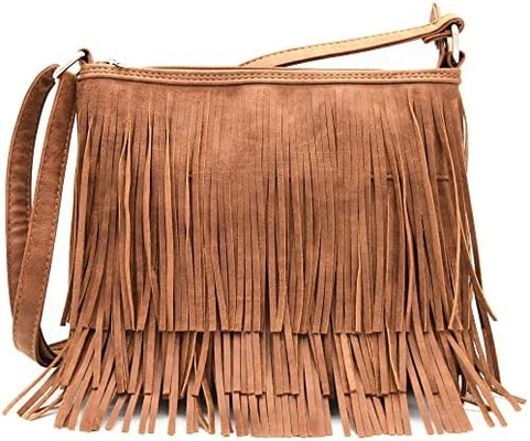 WESTERN COWGIRL MODE STYLE LEDER FRIESCH KREISFÜGER Handtaschen Frauen Handtasche LAND ALTWÄCHTliche Schultertasche