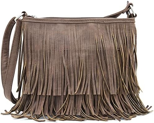 WESTERN COWGIRL MODE STYLE LEDER FRIESCH KREISFÜGER Handtaschen Frauen Handtasche LAND ALTWÄCHTliche Schultertasche