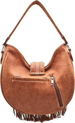 WESTERN STYLE FRIENGE CONCHOS GEM RHINESTONE STUDED BRAITED LEATHER BURSE LAND Handtasche Frauen Schultertasche Geldbeutel-Set