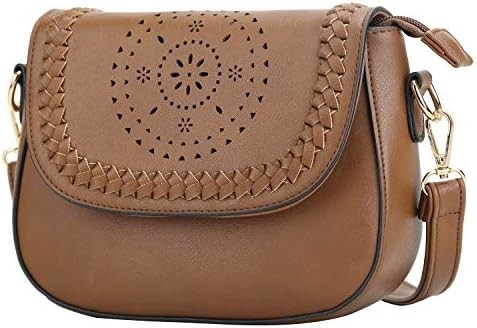 KKXIU Crossbody-Taschen für Frauen Hohle Handtaschen mit verstellbarem Gurt