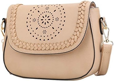 KKXIU Crossbody-Taschen für Frauen Hohle Handtaschen mit verstellbarem Gurt