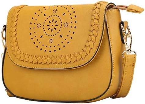 KKXIU Crossbody-Taschen für Frauen Hohle Handtaschen mit verstellbarem Gurt