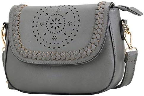 KKXIU Crossbody-Taschen für Frauen Hohle Handtaschen mit verstellbarem Gurt