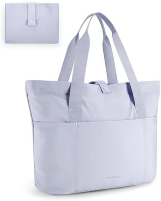 BAGSMART Handtasche für Frauen, Klappbare Handtasche mit Reißverschluss Große Schultertasche Top-Handtasche für Reisen, Arbeit