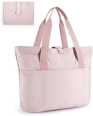 BAGSMART Handtasche für Frauen, Klappbare Handtasche mit Reißverschluss Große Schultertasche Top-Handtasche für Reisen, Arbeit