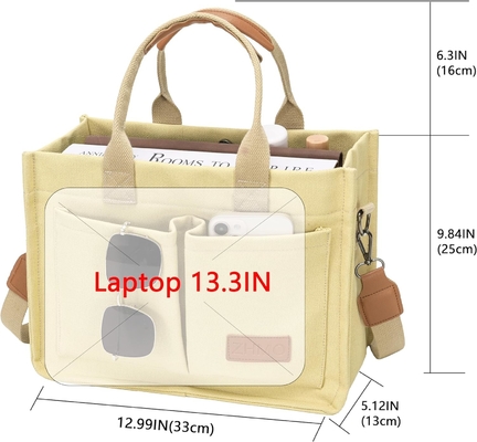Große Handtasche für Frauen mit Taschen, Laptop, Handtaschen für den ganzen Körper, alles, jeden Tag, Handtaschen für die Arbeit, Strandgymnastik.