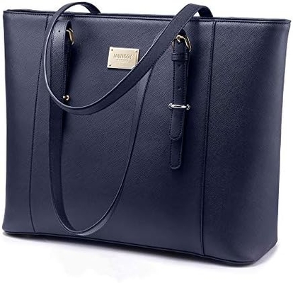 LOVEVOOK Laptop-Tasche für Frauen, Leder-Computer-Tasche, Berufs-Arbeitsbeutel, Lehrer/Anwalt,