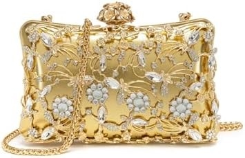 Abendtasche Kupplung Taschen für Frauen Strass Tasche Sparkling Party Schulter Handtasche Hochzeitstasche mit Kette
