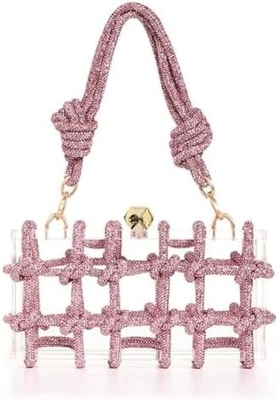 Durchsichtige Acryl Tasche Strass Acryl Kupplung Kristall Abend Taschen für Frauen Glitter Handtasche für Hochzeitscocktail Party