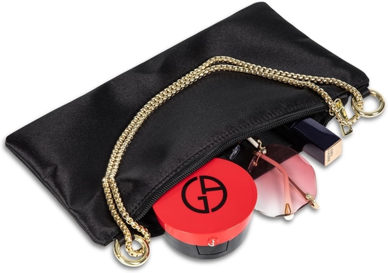 Satin-Abendtasche für Frauen, Handtasche für Frauen, Hochzeits-Schultertasche mit 2 Ketten für Cocktailparty