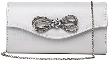Frauen Abend Handtasche glänzender Kristallbogen Klappe Klammer Handtasche für Frauen Hochzeitsfeier Hochzeitsfest Handtasche