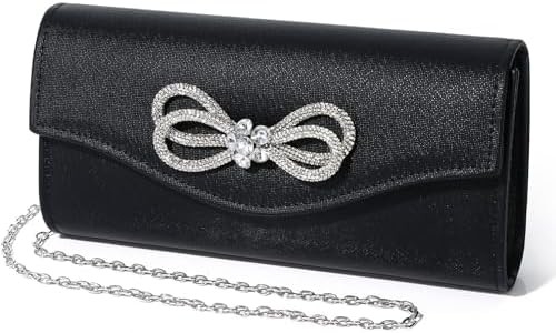 Frauen Abend Handtasche glänzender Kristallbogen Klappe Klammer Handtasche für Frauen Hochzeitsfeier Hochzeitsfest Handtasche