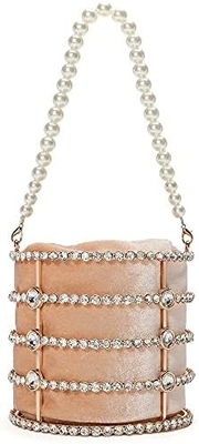 Abends Handtasche Frauen Handtaschen mit Perldämanten für Hochzeitsfeiern Geburtstagsfeier Abendessen Accessoires