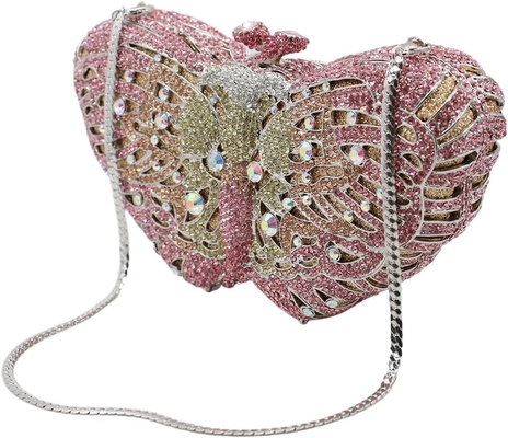UMREN DAMEN'S ELEGANTE BETTERFLY RINESTONE Abendtaschen LUXURY KRYSTAL KLUTCH Hochzeitsfeier Cocktail Handtasche