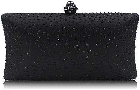 Damen Abendtasche Glanzstein Hochzeits Abendparty Kupplung Handtasche Handtasche Kette Schulter Crossbody Tasche