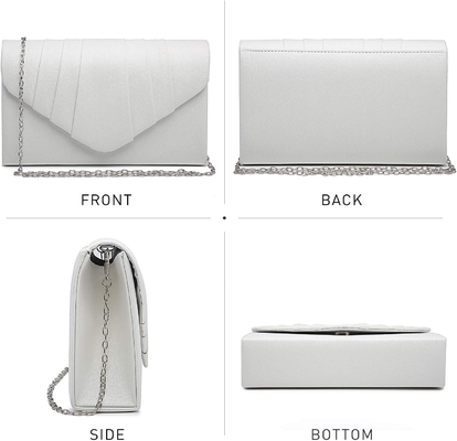 DASEIN DAMEN'S EVENING BAG gefüllte Umschlag Klammer Handtasche Hochzeitsfeier Brauttasche
