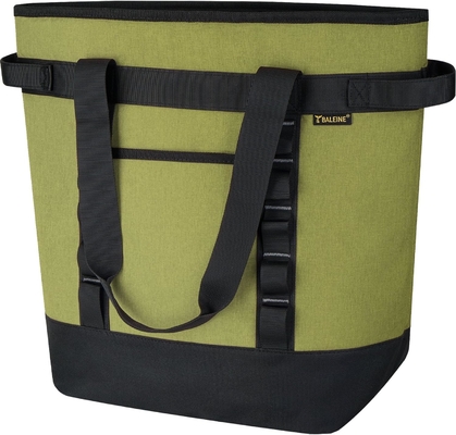 WALEINE LARGE 36-KAN KÖHLERER TASCHEN isoliert, PEVA weich kühlere TÖTE TASCHEN, isolierte Lebensmittel-TASCHEN mit Reißverschluss