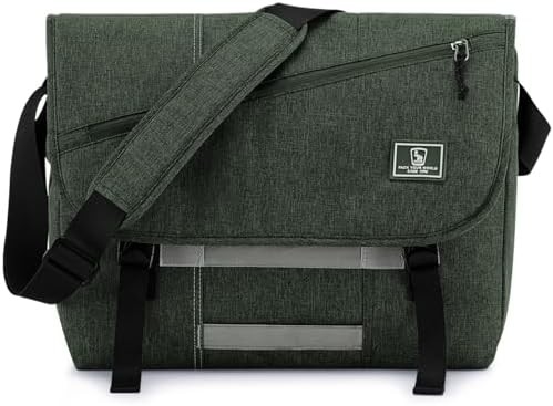 OIWAS Messenger Bag für Männer, 15,6 Zoll Laptop Crossbody Taschen Frauen Casual Handtasche Schulter Tasche College Reisebüro