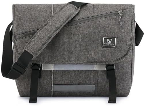 OIWAS Messenger Bag für Männer, 15,6 Zoll Laptop Crossbody Taschen Frauen Casual Handtasche Schulter Tasche College Reisebüro