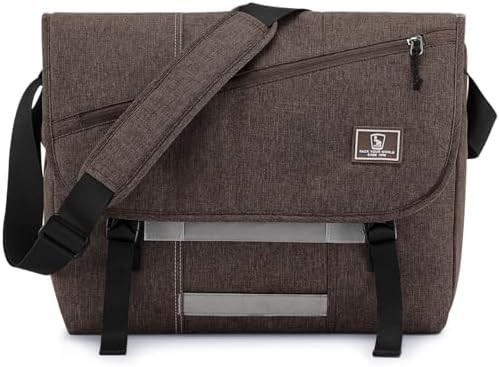 OIWAS Messenger Bag für Männer, 15,6 Zoll Laptop Crossbody Taschen Frauen Casual Handtasche Schulter Tasche College Reisebüro