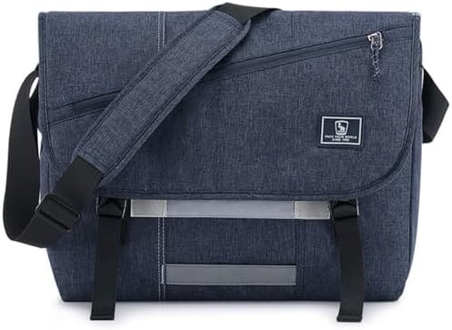 OIWAS Messenger Bag für Männer, 15,6 Zoll Laptop Crossbody Taschen Frauen Casual Handtasche Schulter Tasche College Reisebüro