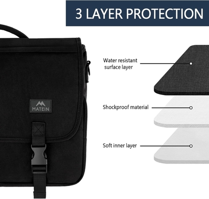 MESSENGER BAG FÜR Männern, DAMEN BRIEFCASES LEICHTE Männers LAPTOP BAG 15,6 Zoll wasserdicht