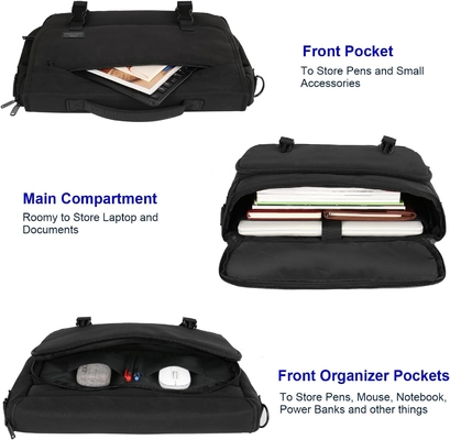 MESSENGER BAG FÜR Männern, DAMEN BRIEFCASES LEICHTE Männers LAPTOP BAG 15,6 Zoll wasserdicht