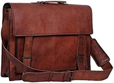 18 Zentimeter Lederbriefkasten Laptop Messenger Tasche Bester Computer Tasche Handgefertigte Taschen für Männer und Frauen
