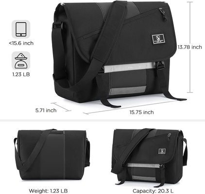 15.6 Zoll Laptop Kross-Body-Taschen DAMEN Gelegenheits-Tasche Schultertasche College Reise-Büro Briefcase