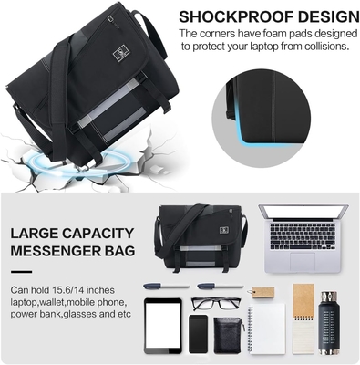 15.6 Zoll Laptop Kross-Body-Taschen DAMEN Gelegenheits-Tasche Schultertasche College Reise-Büro Briefcase