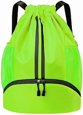 HOEDIA SPORTS DRAWSTRING-Rücksack - STRING SWIM GYM-TASCH mit Schuhfach und feuchtschutzfähiger Tasche für Frauen und Männer