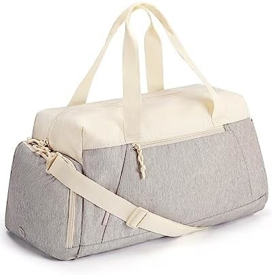 BAGSMART Fitness-Taschen für Männer Frauen, zusammenklappbare Reisetasche, leichte Wochenend-Tasche mit Schuhraum,