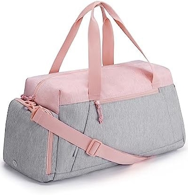 BAGSMART Fitness-Taschen für Männer Frauen, zusammenklappbare Reisetasche, leichte Wochenend-Tasche mit Schuhraum,