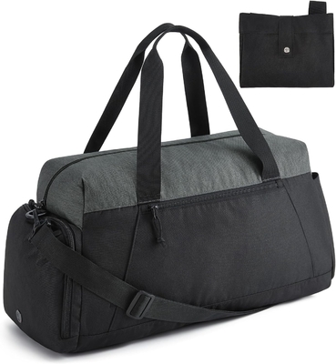 BAGSMART Fitness-Taschen für Männer Frauen, zusammenklappbare Reisetasche, leichte Wochenend-Tasche mit Schuhraum,