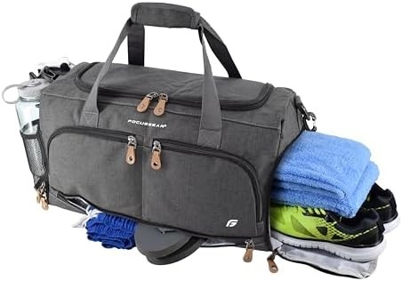 Der ultimative Fitness-Tasche 2.0: Die nachhaltige Massenquelle entworfen Duffel-Tasche mit 10 optimalen Abteilungen einschließlich wasserdicht