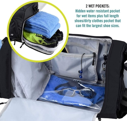 Der ultimative Fitness-Tasche 2.0: Die nachhaltige Massenquelle entworfen Duffel-Tasche mit 10 optimalen Abteilungen einschließlich wasserdicht