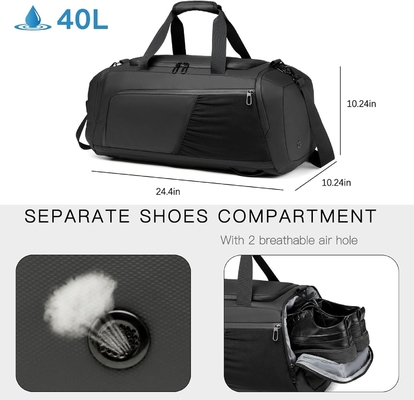Gymnastik-Duffle-Tasche wasserdichte Sport-Duffle-Taschen Reise-Wochenende-Tasche für Männer Frauen Übernachtungstasche mit Schuhfach