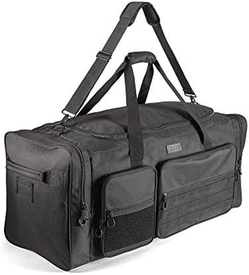 Fitdom 130L 36&quot; Schwergewicht Extragroß Sport Fitnessstudio Ausrüstung Reisetasche W/Verstellbares Schulterband &amp; 7 Abteilungen