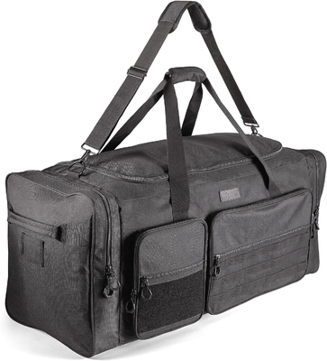 Fitdom 130L 36&quot; Schwergewicht Extragroß Sport Fitnessstudio Ausrüstung Reisetasche W/Verstellbares Schulterband &amp; 7 Abteilungen