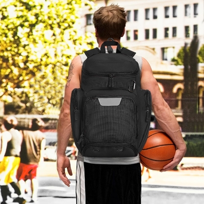 Basketball-Rücksack GROSSE Sporttasche, Fitness-Tasche mit Ballraum und Schuhraum zum Speichern