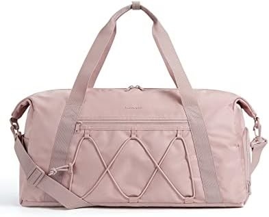 BAGSMART Fitness-Tasche mit Schuhfach und nasser Tasche, Leichtgewicht Sport-Reise-Duffel-Tasche, C TO STORE Sport-Schuhe WATER