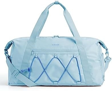 BAGSMART Fitness-Tasche mit Schuhfach und nasser Tasche, Leichtgewicht Sport-Reise-Duffel-Tasche, C TO STORE Sport-Schuhe WATER