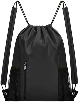 BEEGREEN DRAWSTRING-BACK-GYM-BAG, LARGE SPORTS BAG, STRING RACKBACK CINCH BAG für Männer und Frauen Rot