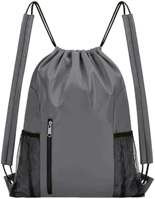 BEEGREEN DRAWSTRING-BACK-GYM-BAG, LARGE SPORTS BAG, STRING RACKBACK CINCH BAG für Männer und Frauen Rot