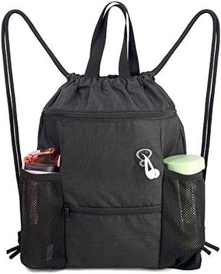 BEEGREEN DRAWSTRING-BACK-GYM-BAG, LARGE SPORTS BAG, STRING RACKBACK CINCH BAG für Männer und Frauen Rot