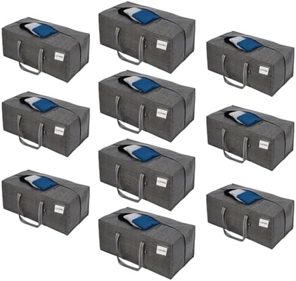 VENO 4 Packung Bewegungsbeutel Plastikbehälter Kleidung Organisation Groß W Deckel/Zipper Verpackungskisten/Fällen Alternativ