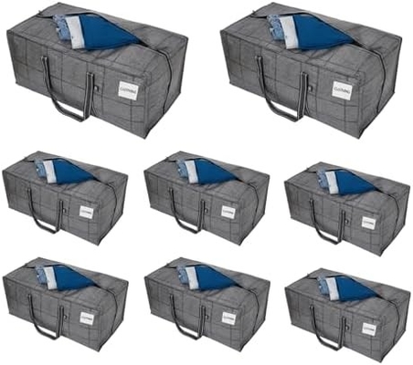 VENO 4 Packung Bewegungsbeutel Plastikbehälter Kleidung Organisation Groß W Deckel/Zipper Verpackungskisten/Fällen Alternativ
